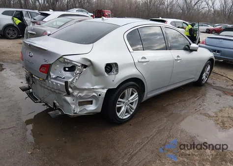 2011 Infiniti G25X from USA, damaged, VIN JN1DV6AR0BM450359